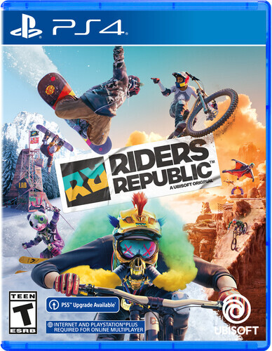 Riders Republic Sony PlayStation 4 PS4 + PS5 Upgrade Brand New Factory Sealed!!! - Afbeelding 1 van 1