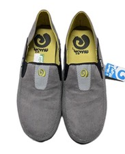 Teva Mush Frio Slip Canvas Shoes Men’s 10 Charcoal Gray Casual Comfort NWT