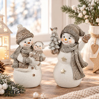 Formano Schneemann Aus Kunststein Winterdeko- 2Er Set-725356