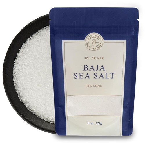 SALTCRAFT Baja Meersalz - handgeerntete feine Kristalle, koscher, 30% weniger Sodi... - Bild 2 von 9