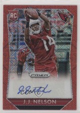 2015 Panini Prizm Rookie Signatures Red Mojo 24/99 JJ Nelson #RS-JJ Auto jb5