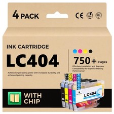1PK LC404 Ink Cartridges for Brother MFC-J1205W MFC-J1215W With chip