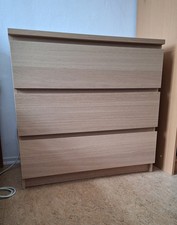 Ikea MALM Kommode mit 3 Schubladen, 80x78 cm