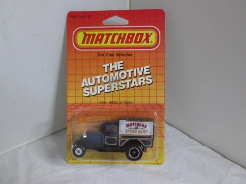 MATCHBOX Speed Shop Diecast Model A Truck 1987 MIP  Vintage Collectibles Cars