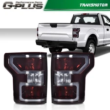 Fit For 2018-2020 Ford F-150 Pickup Rear Tail Lights Brake Lamps Assembly Smoke