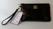 Liz Claiborne Phone Charging Wallet Wristlet Clutch Black New With Tags