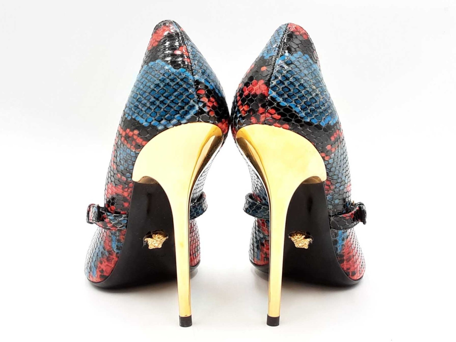 Versace Decollete Medusa Multicolor Python Stilet… - image 3