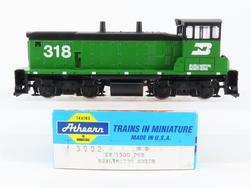 Interruptor diésel escala HO Athearn 3902 BN Burlington Northern EMD SW1500 #318 | Zustand: Used