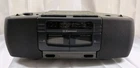 Vintage Emerson PS6465 AM/FM Dual Cassette Boombox Tested Working Tape Player