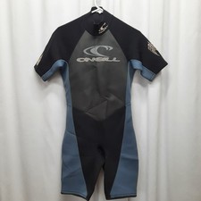O'Neill Hammer Series Men's Wetsuit Shorty - Size Medium - Black/Blue 2mm