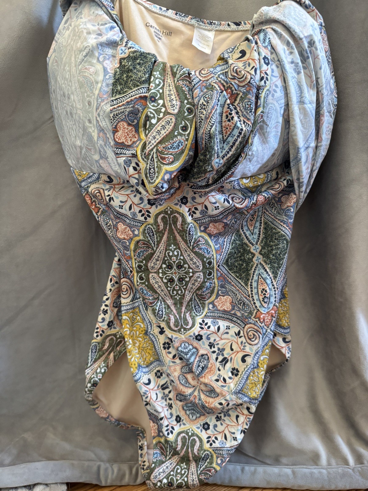 Garnet Hill one piece patterned bathing suit, 12,… - image 4