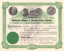 Minnesota Mining and Manufacturing Co. signed by John Dwan & Henry W. Cable - 19
