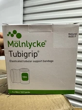 Molnlycke Tubigrip F Size, 4 in. x 10m Roll, Natural Color, Exp 8/28