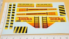 Tonka Turbo Diesel Wrecker Tow Truck Replacement Sticker Set TK-249