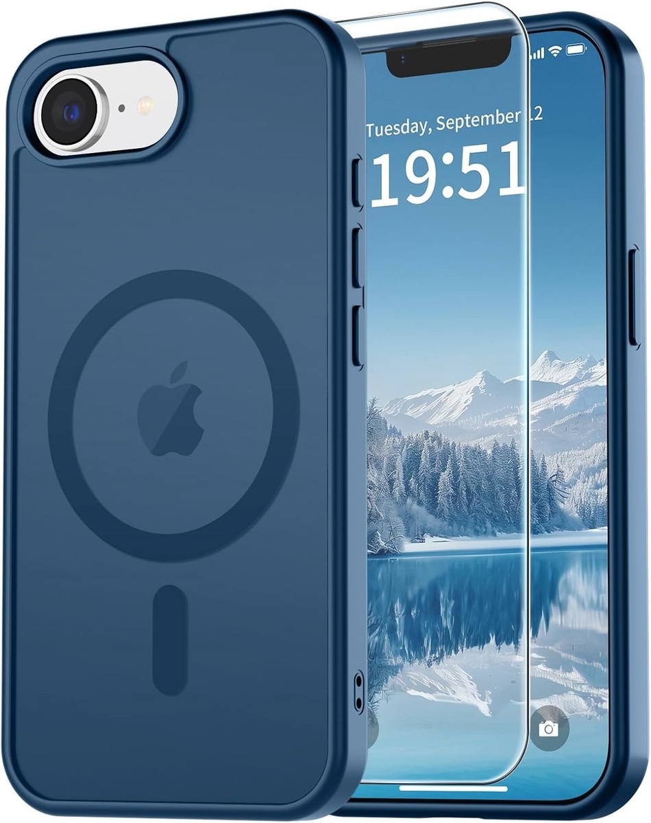 iPhone 17e Case & iPhone 16e Case, Magnetic Matte Military Grade Drop Protection iPhone 17e Case & iPhone 16e Case, Magnetic Matte Military Grade Drop Protection