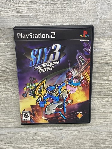 Sly 3 Honor Among Thieves PlayStation 2 Ps2 - CIB con manuale + occhiali! OTTIMO