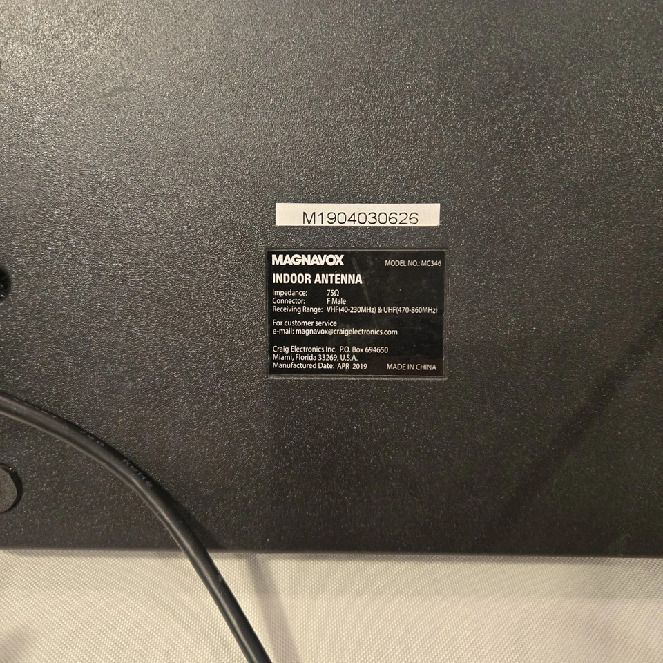 Antena interior Magnavox Foto 4 de 4