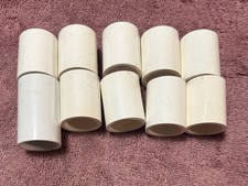 PVC Connector 3/4" Sched. 40 White Pipe Slip, 9 1 1/2" length, 1 2"