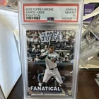 Topps 2025 Chrome Fanatical Insert Aaron Judge #FAN-14 PSA 10 Yankees Card