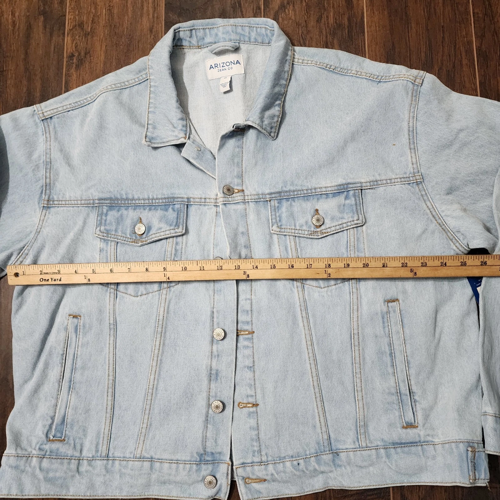 Vintage Wrangler Denim Authentic Western Jacket Blue Men’s 2xl NWT