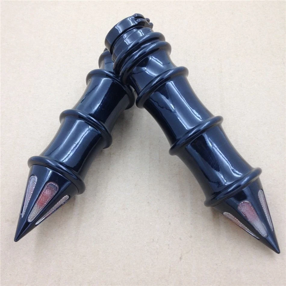 Black Handlebar Grip Turn Signals fit For Yamaha FZR600 YZF 600 600R R1 R6 R6S - Image 2 of 4