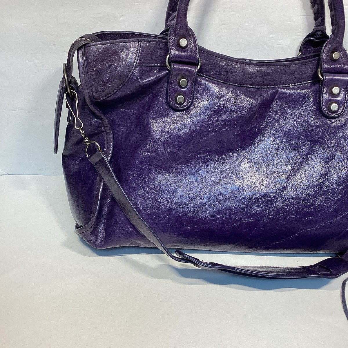 BALENCIAGA city パープル 紫 シティ 2way ショルダーバッグ BALENCIAGA The City Bag 2WAY Shoulder Bag Purple | eBay