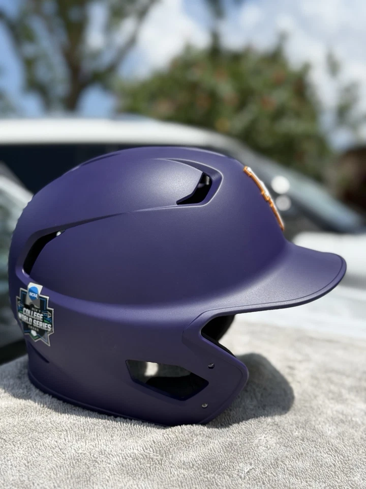 CASCO DE BATEO DE BÉISBOL LSU TIGERS CWS PERSONALIZADO EASTON NUEVO Foto 4 de 4