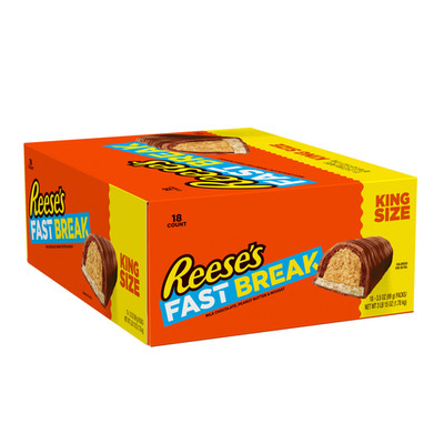 Reese'S Fast Break, King Size, 3.5 Oz 18-Count Gluten Free