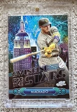 MANNY MACHADO 2024 Topps Chrome SSP Swinging for the Stars /10 Black RARE! 🤑