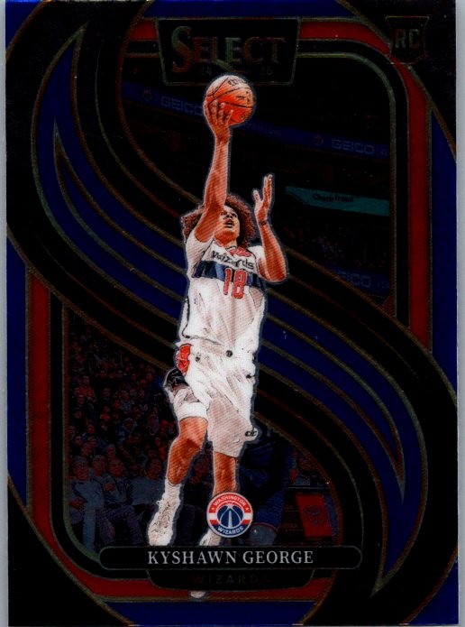 2024-25 Panini Select #177 Kyshawn George Blue (Retail)