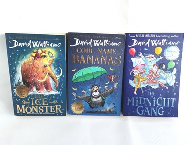 David Williams Children s Books X3 Bundle The Ice Monster Code name Banana