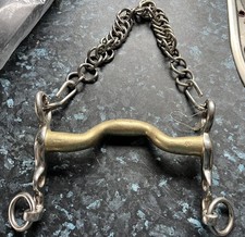 5.5" Nuovo Scuola High Port Weymouth With Curb Chain Horse Bit Never Used