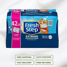 Fresh Step Extreme Clumping Cat Litter with Febreze Mountain Spring Scent 42 lbs