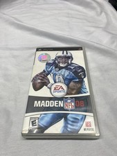 Madden NFL 08 Sony PSP 2007 Football Game Complete with Case Manual UMD