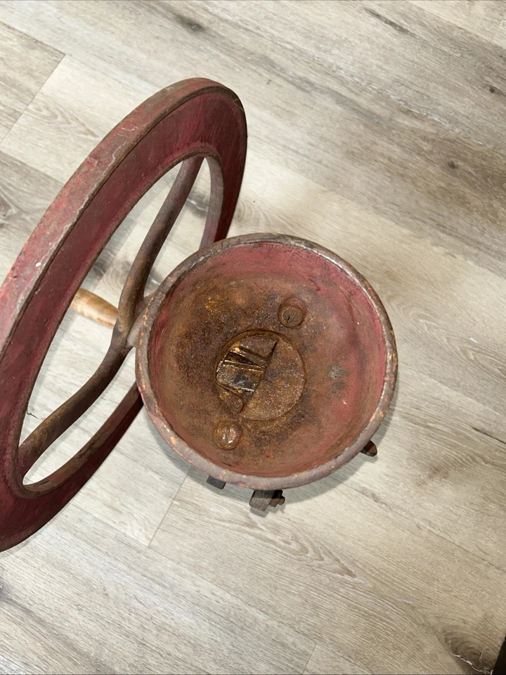 Vintage Root-Heath Korn King Corn Grinder - No. 2 - Wood Handle 18” X 15.5” - Image 3 of 4