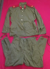 Soviet Russia Red Army military uniform of Chernobyl liquidator, NEW, size 46-S