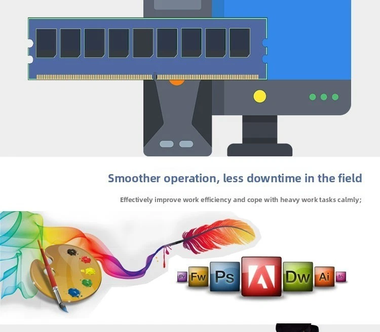 New Vaseky  4GB  PC4-21300  DDR4 2666MHz    288Pin Desktop RAM - Image 4 of 4