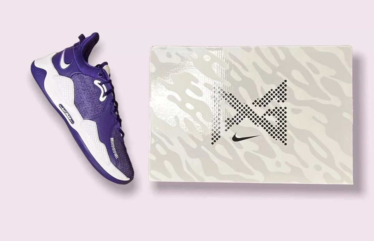 シューズ(男性用) Nike PG 5 TB Promo Court Purple/White Nike PG 5 TB Court Purple for Sale | Authenticity Guaranteed | eBay