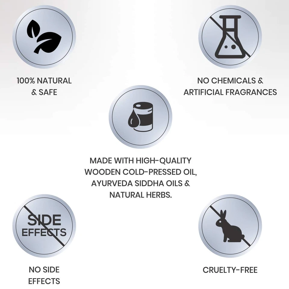 Aceite de ombligo Nabhi Sutra para el cuidado del cabello 15 ml Foto 3 de 4