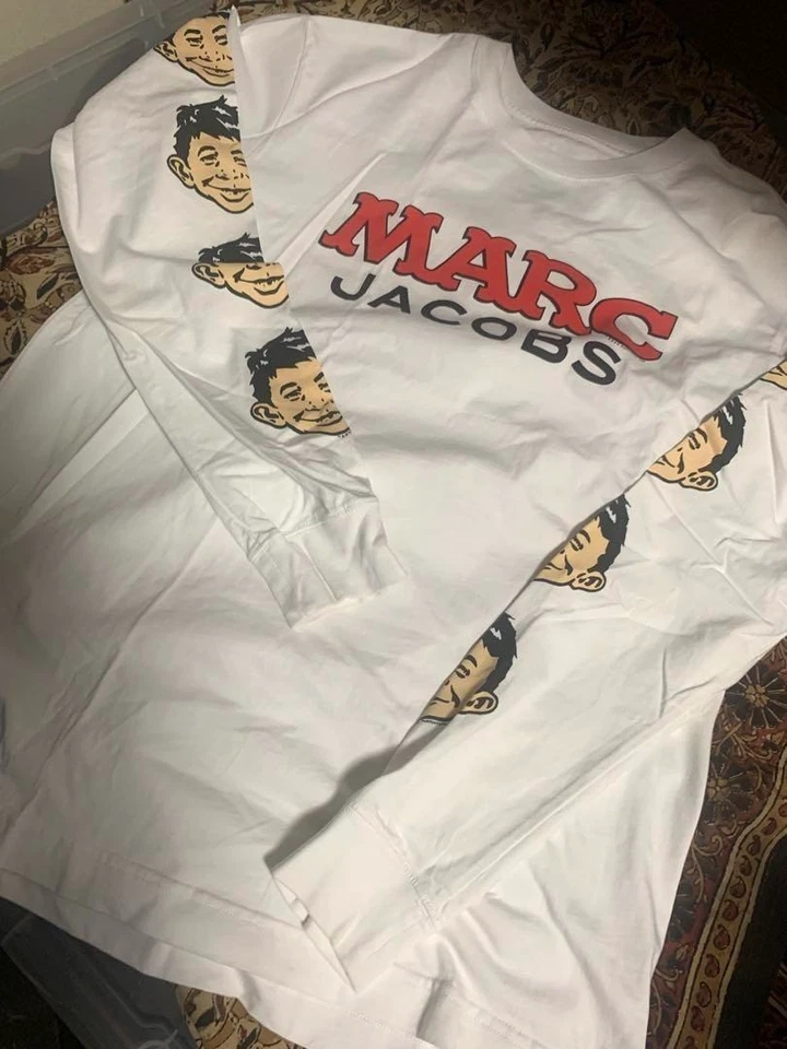 Used MARC JACOBS x MAD Magazine S Book Novelty Rare Used tee - Image 2 of 4