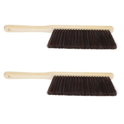 2 Pcs Wood Handle Broom Chimney Sweep Pit Tools Commercial Fireplace
