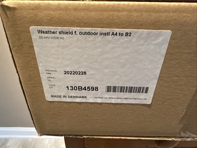 Danfoss Weather Shield For Outdoor Install A4 To B2 130B4598 VLT Weather Shield
