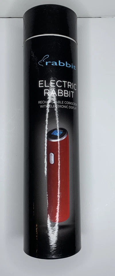 Кролик автоматический электрический штопор открывалка для винных бутылок (металлический красный) б/у в отличном состоянии - Изображение 2 из 3