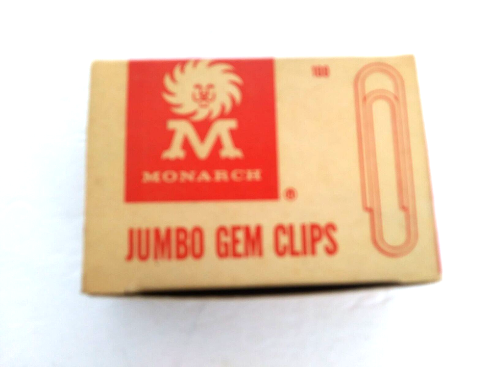 Vintage Office Supply Lot Gem Clips Pilot Staples Protex Patches Brass