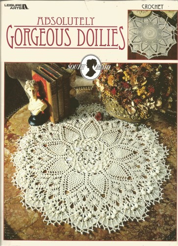 Doilies Crochet Patterns 18 Styles Vintage 1990s Home Decor H46 - Picture 4 of 7