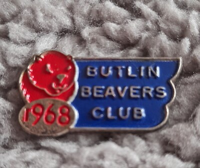 Butlins Biber Vereinsabzeichen 1968