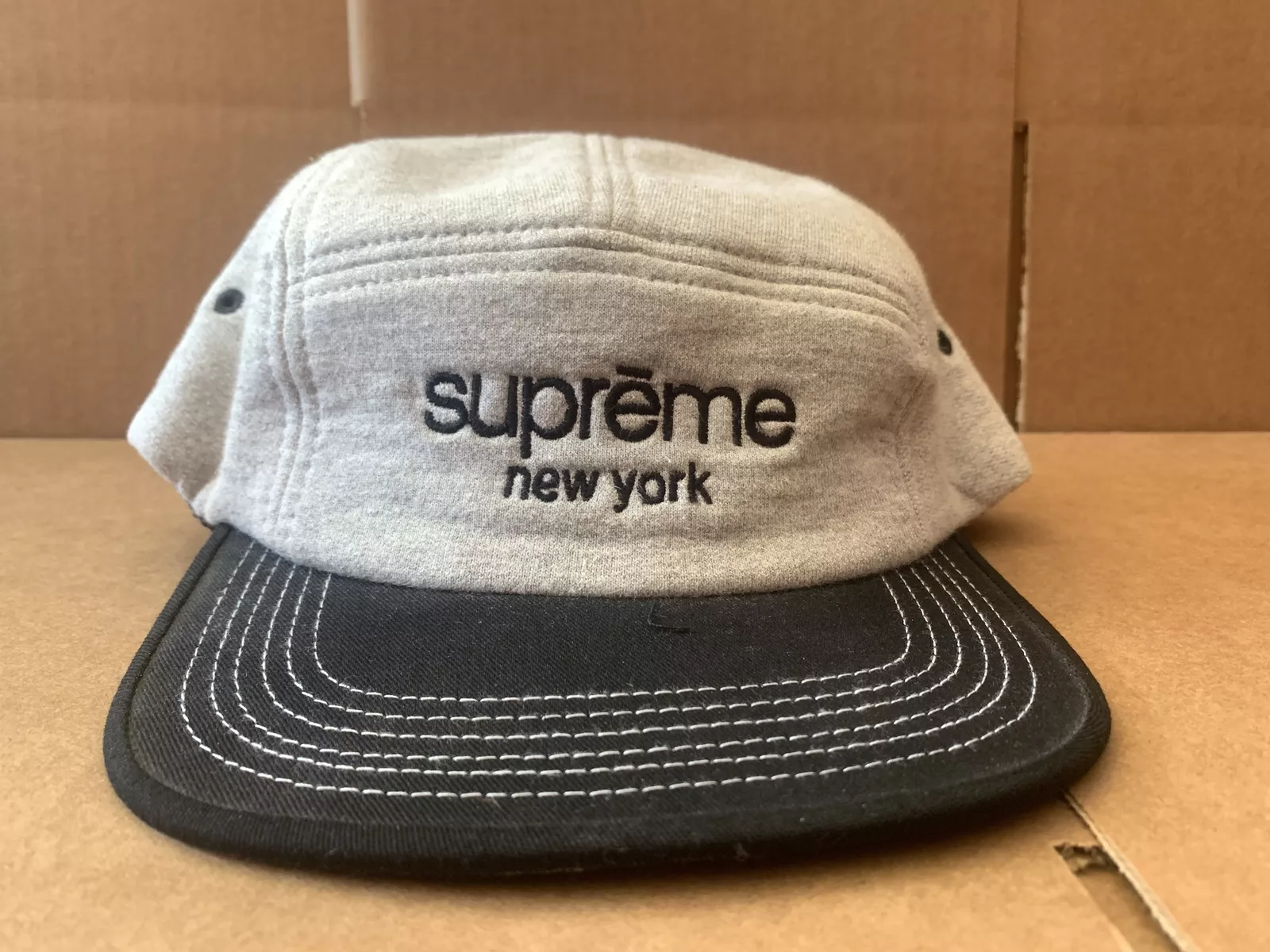 Casquette de camp noire logo Supreme Classic taille unique 2011