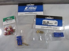 3 NIP E-Flite EFLAEC302, 303 EC3 Device/Battery Connector M/F  5-Pack M/M
