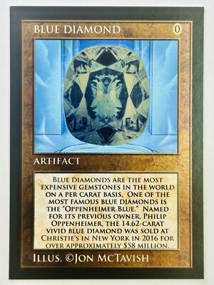 most expensive blue cards mtg BLUE DIAMOND MTG #16 SP 2023 Cardsmiths Currency Series 2 S2 ICED FOIL Holo