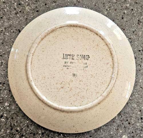Red Wing Lute Song 2Pc Plates 6" & 7.25" Diam Vintage Mid-Century Modern 1950s - Picture 11 of 12